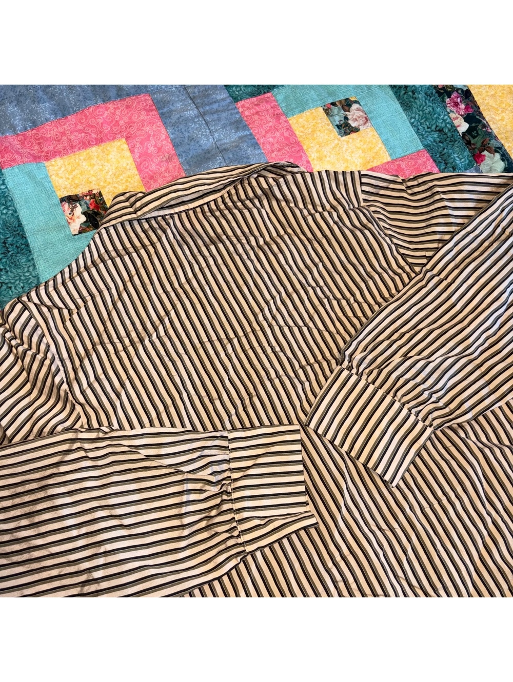 ZARA Striped $45 Woman’s XS Dress or Casual Button-Up Shirt Flow XS - Picture 5 of 8